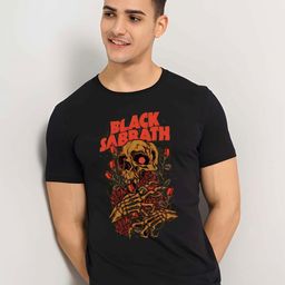 KAIDO Men Graphic Printed Round Neck Cotton T-shirt-picture-0