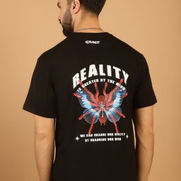 TAG 7 Graphic Printed Round Neck Short Sleeves Pure Cotton Oversized T-shirt-image-90