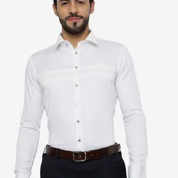 JB STUDIO Slim Fit Pure Cotton Formal Shirt-image-16