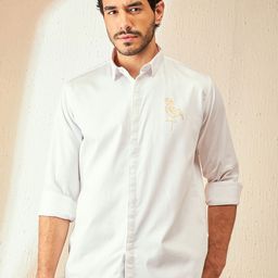 DENNISON Smart Spread Collar Casual Shirt-image-38