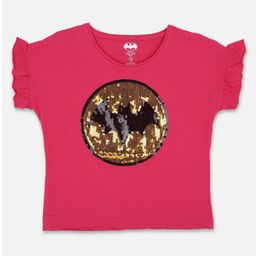 Kids Ville Girls Batgirl Printed Tshirt-image-99