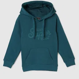 max Boys Typography Printed Hooded Long Sleeves Pullover Sweatshirt-image-45