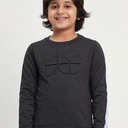 Purple United Kids Boys Self Design Cotton Terry Pullover Sweatshirt-picture-57