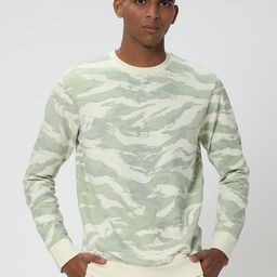 Mufti Camouflage Printed Long Sleeves Cotton Sweatshirt-picture-40