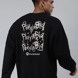 Xtep Typography Printed Round Neck Sweatshirt-image-59