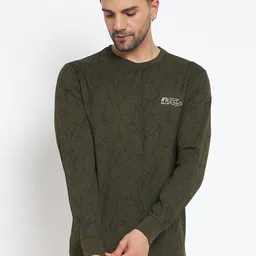 Duke Abstract Printed Fleece Pullover-picture-30