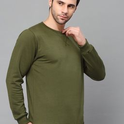 Rigo Ribbed Fleece Pullover Sweatshirt-image-43