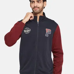 Octave Mock Collar Fleece Front-Open Sweatshirt image 1