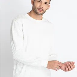 Status Quo Long Sleeves Round Neck Cotton Pullover-picture-34