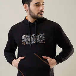 TIM PARIS Men Printed Hooded Cotton Sweatshirt-image-22