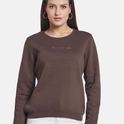 METTLE Women Round Neck Long Sleeves Sweatshirt-image-42