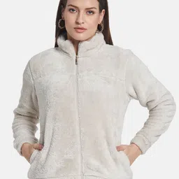 METTLE Women Mock Collar Sweatshirt-image-17