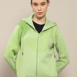 Madame Women Hooded Front-Open Sweatshirt-image-62