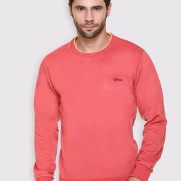 Obaan Men Red Solid Sweatshirt-image-75