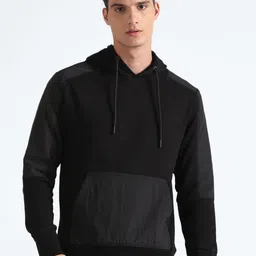 Flying Machine Hooded Pure Cotton Pullover Sweatshirt-picture-12