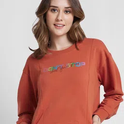 SPYKAR Typography Printed Sweatshirt-image-67