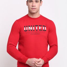 Rodamo Men Red Printed Sweatshirt-picture-9
