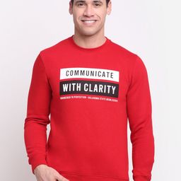 Rodamo Men Red Printed Sweatshirt-picture-10
