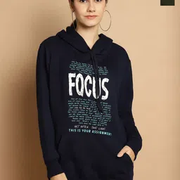 VIMAL JONNEY Pack Of 2 Typography Printed Long Sleeves Hooded Fleece Pullover-image-93