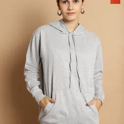 VIMAL JONNEY Pack Of 2 Typography Printed Long Sleeves Hooded Fleece Pullover-image-95