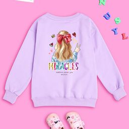 BAESD Girls Miracles Printed Fleece Pullover-picture-39