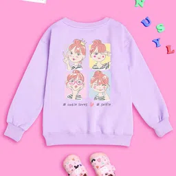 BAESD Kids Graphic Printed Fleece Pullover Sweatshirt-image-62