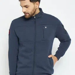 Duke Mock Collar Cotton Sweatshirt-image-29