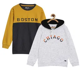 3PIN Boys Pack Of 2 Printed Sweatshirts-image-71