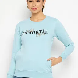 Duke Typography Printed Cotton Sweatshirt-50
