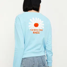 max Printed Pure Cotton Pullover Sweatshirt-image-79