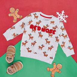 Pantaloons Baby Infant Boys Conversational Printed Cotton Sweatshirt-image-10
