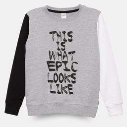 mackly Boys Typography Printed Pure Cotton Sweatshirt-image-57