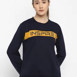 OFF LIMITS Women Navy Blue Printed Sweatshirt-image-30