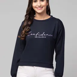 Chemistry Typography Printed Pullover Sweatshirt-image-13