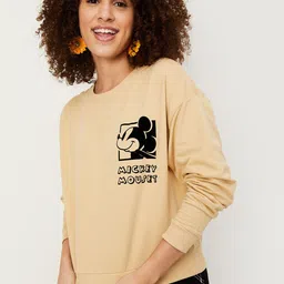 max Mickey Mouse Printed Cotton Pullover-image-19