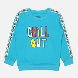 Bodycare Kids Infant Boys Typography Printed Fleece Pullover Sweatshirts-image-28