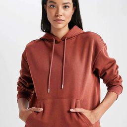 MISCHIEF MONKEY Long Sleeves Fleece Cotton Oversized Hooded Sweatshirt-image-90