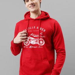 ADRO Men Printed Hooded Sweatshirt-image-29