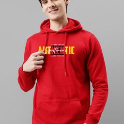 ADRO Men Printed Hooded Sweatshirt-image-87