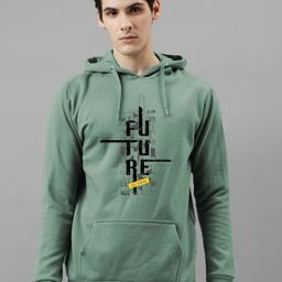 ADRO Men Printed Hooded Sweatshirt-image-7