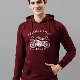 ADRO Men Printed Hooded Sweatshirt-image-32