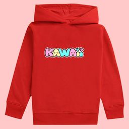 NUSYL Girls Kawaii Printed Hooded Fleece Sweatshirt-image-18