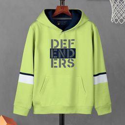 HELLCAT Boys Typography Printed Hooded Pullover-image-57