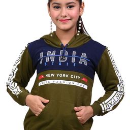 BAESD Girls Cotton Printed Full Sleeve Hooded Sweatshirt-image-87