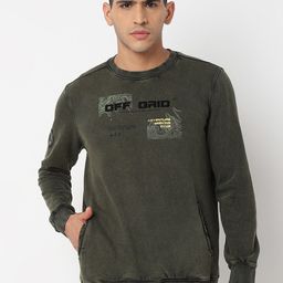 SPYKAR Typography Printed Pullover Sweatshirt-picture-36