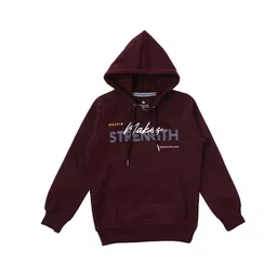 BAESD Kids Typography Printed Hooded Fleece Pullover Sweatshirt-picture-10