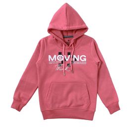 BAESD Girls Fleece Printed Hooded Sweatshirt-image-93