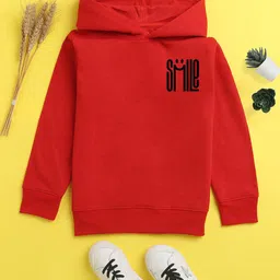 NUSYL Unisex Kids Printed  Hooded Sweatshirt-image-87