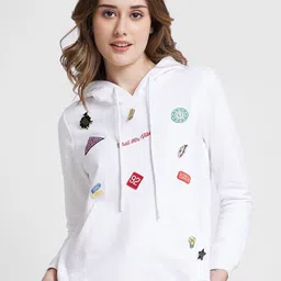 SPYKAR Patch Work Hooded Sweatshirt-picture-20