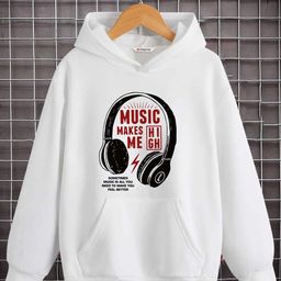 BAESD Boys Typography Printed Relaxed Hooded Fleece Sweatshirt-image-22